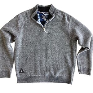 POINT ZERO | Black Label Sweater Fleece-Lined XL
